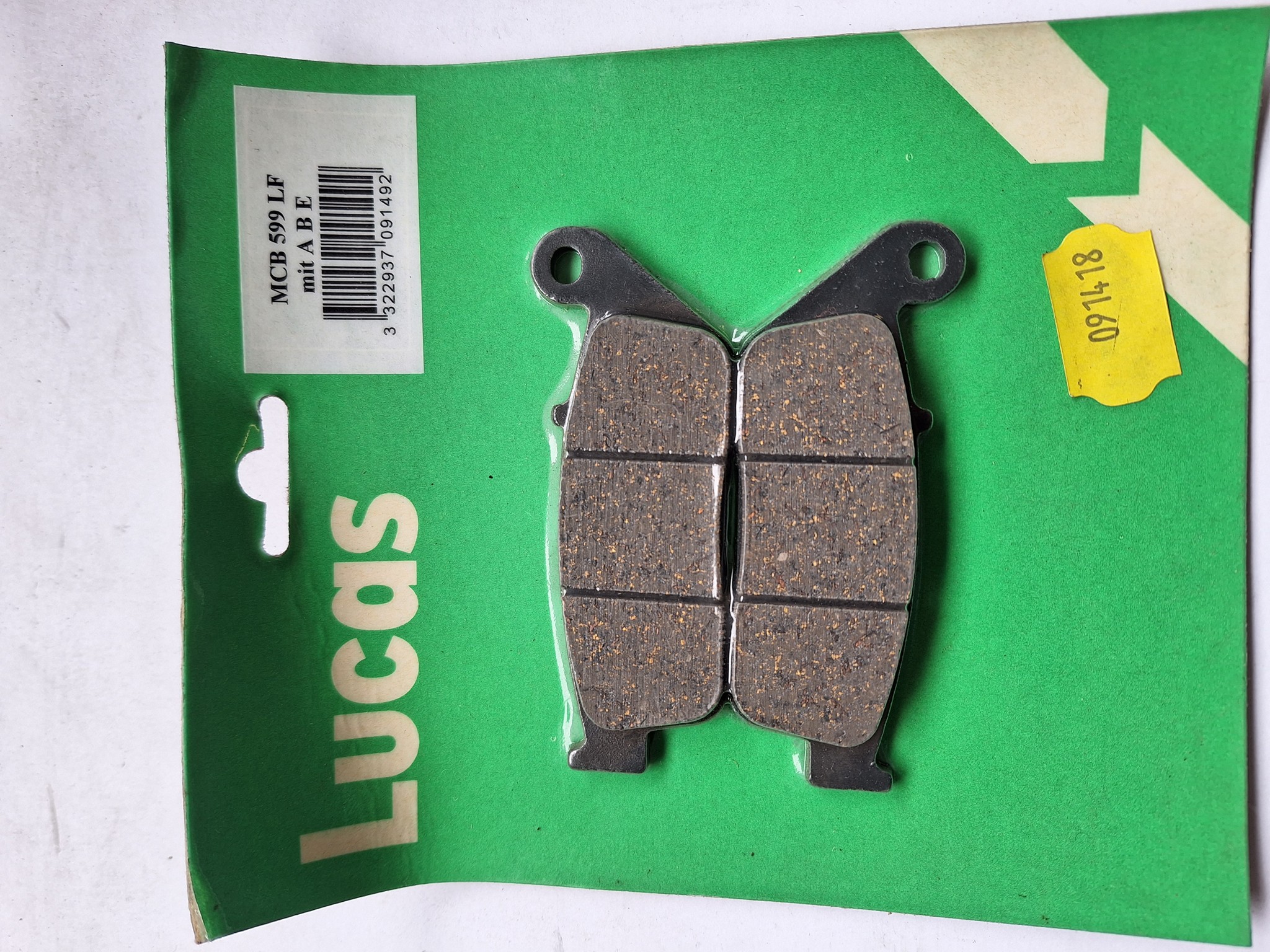 Picture of Lucas TRW  BREMSBELÄGE MCB 599/LF 